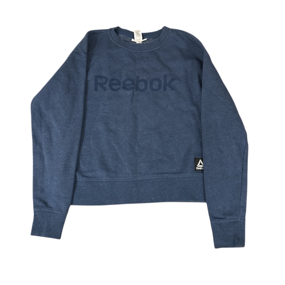 Reebok Women’s Blue Sweatshirt Good Used Conditon Small - Picture 1 of 4